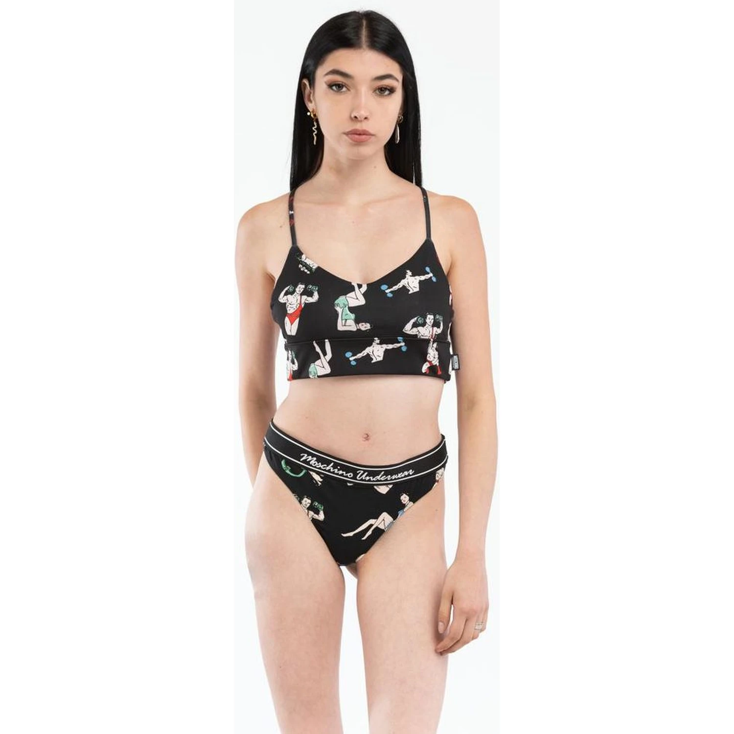 Black Polyester Tank Tops