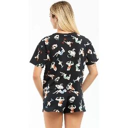 Black Cotton T-Shirt