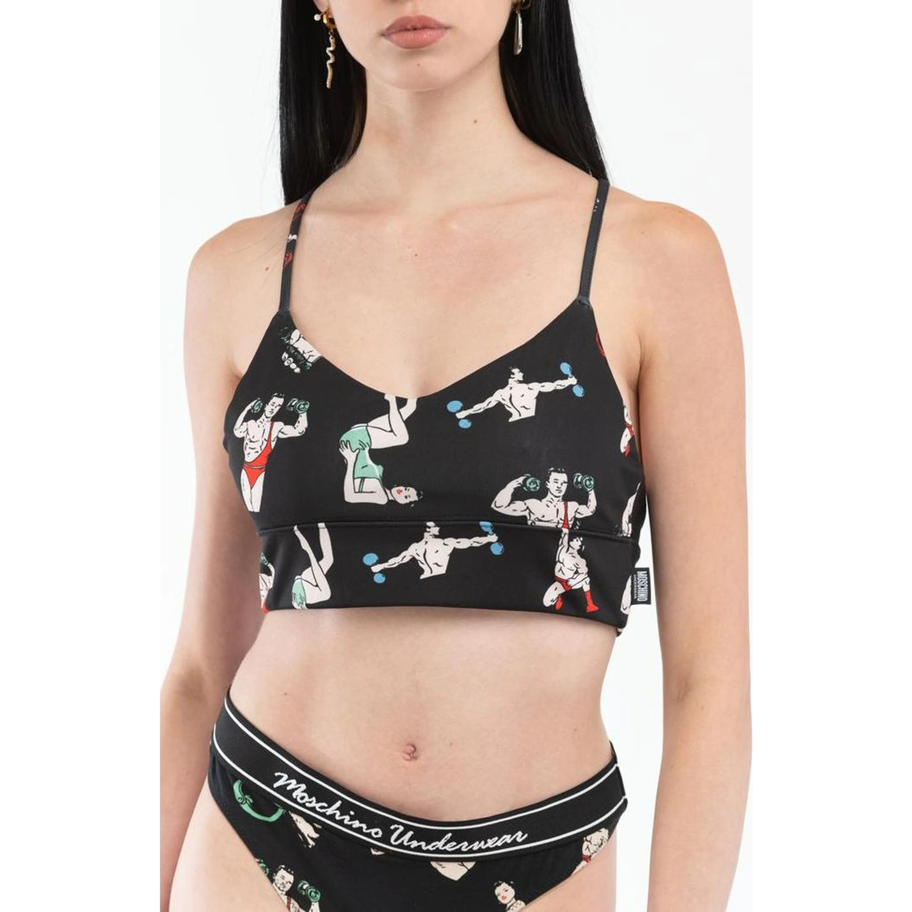 Black Polyester Tank Tops