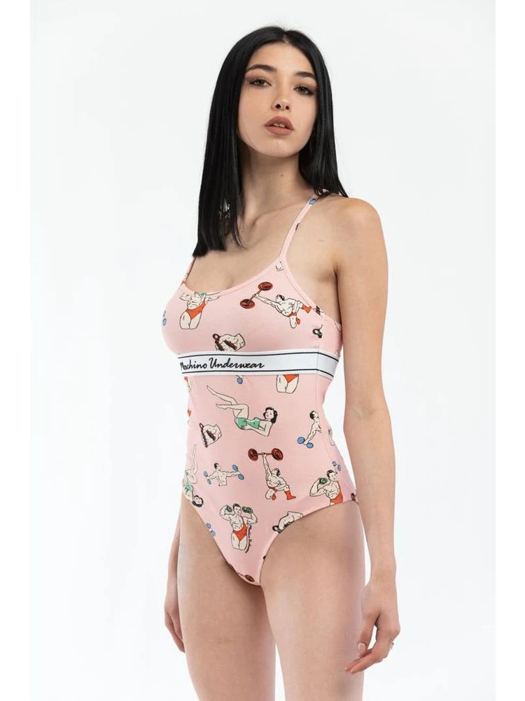 Pink Cotton Bodysuit