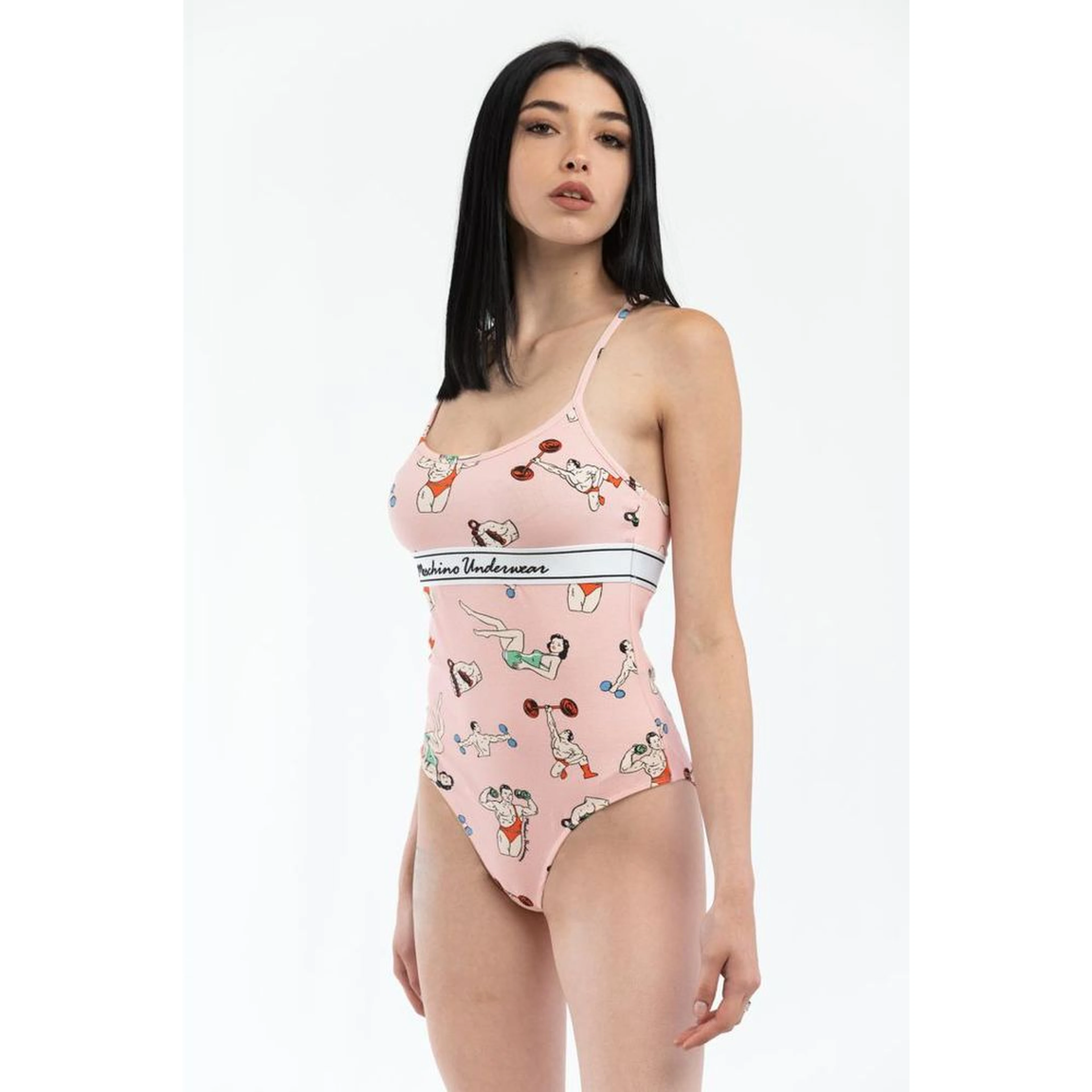 Pink Cotton Bodysuit