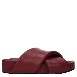 Red Leather Slippers