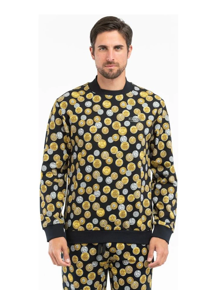 Black Cotton Sweatshirt