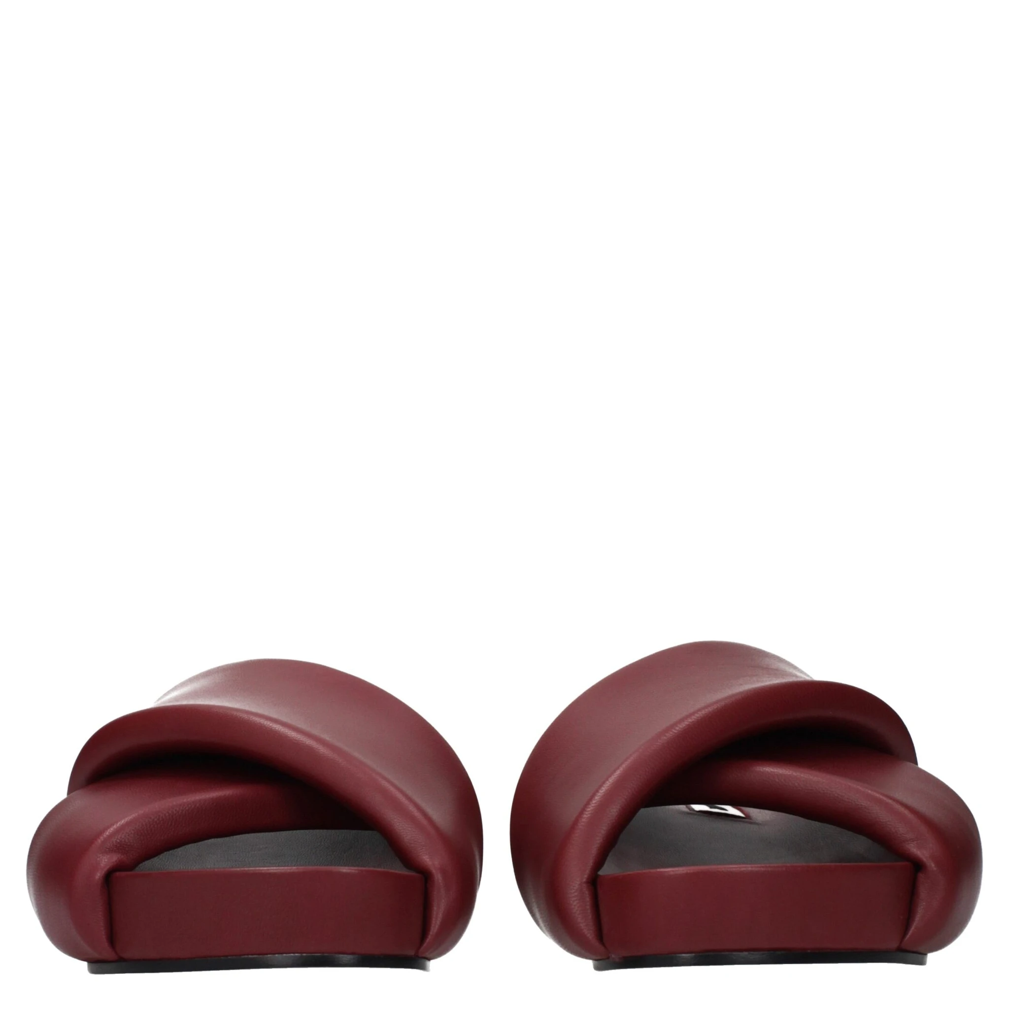 Red Leather Slippers