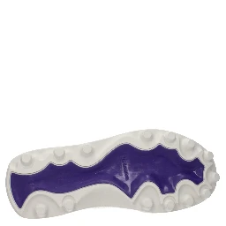 Beige Leather Chunky Sneakers