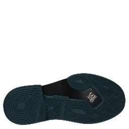 حذاء كاحل من الجلد الأسود