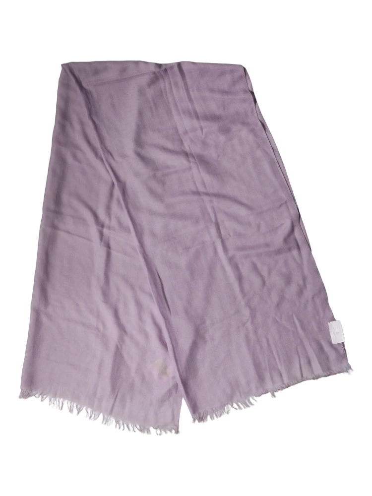 Purple Cashmere Silk Fringe Wrap 200cm x 95cm Scarf alternative