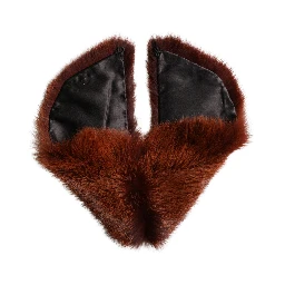 Brown Mink Fur Collar Women Neck Wrap 60cm x 14cm  Scarf