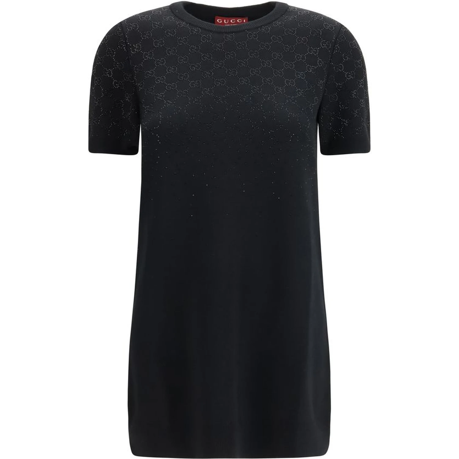 Black Wool Casual Dress