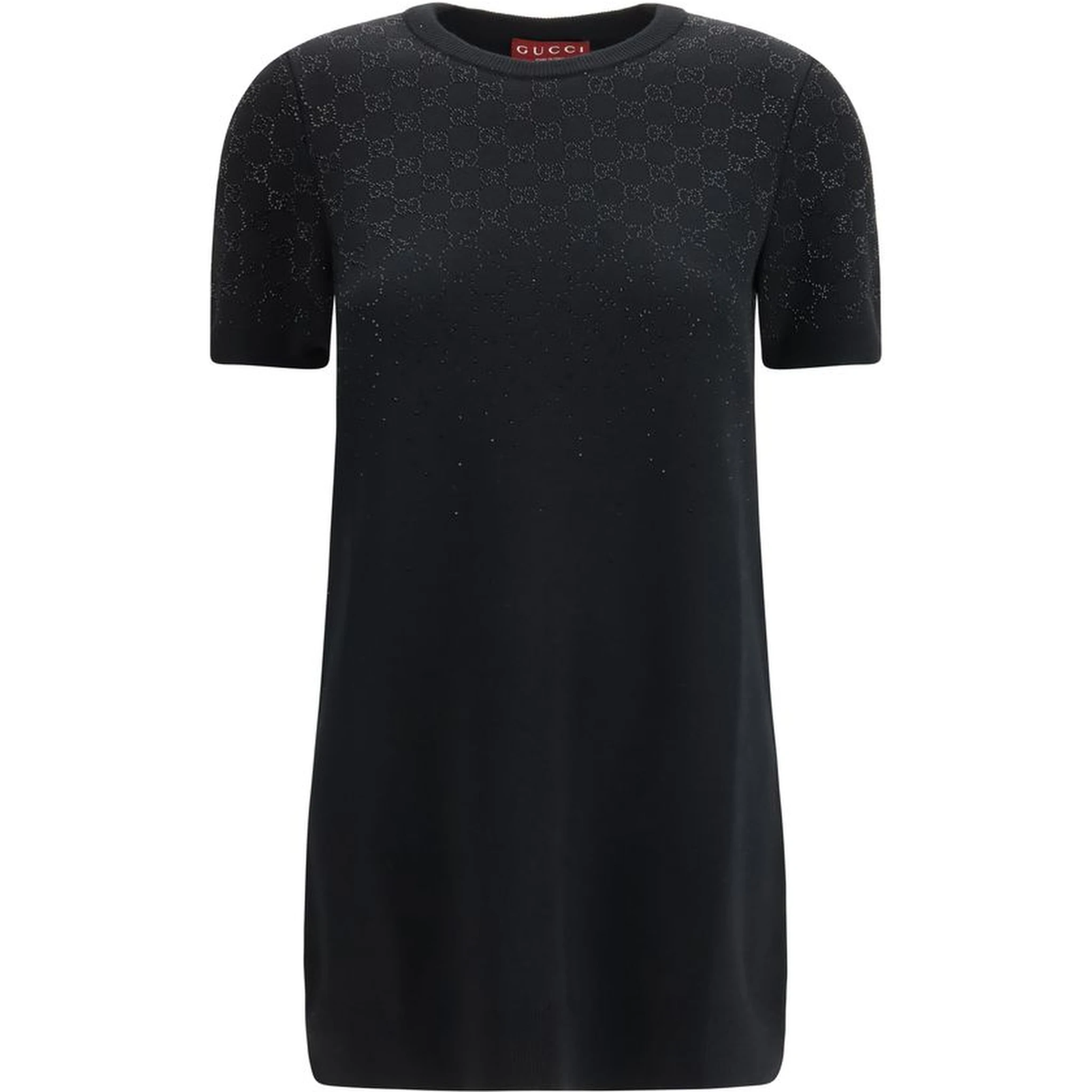 Black Wool Casual Dress