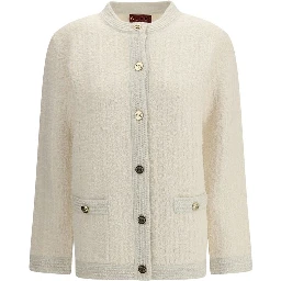 Beige Wool Cardigan