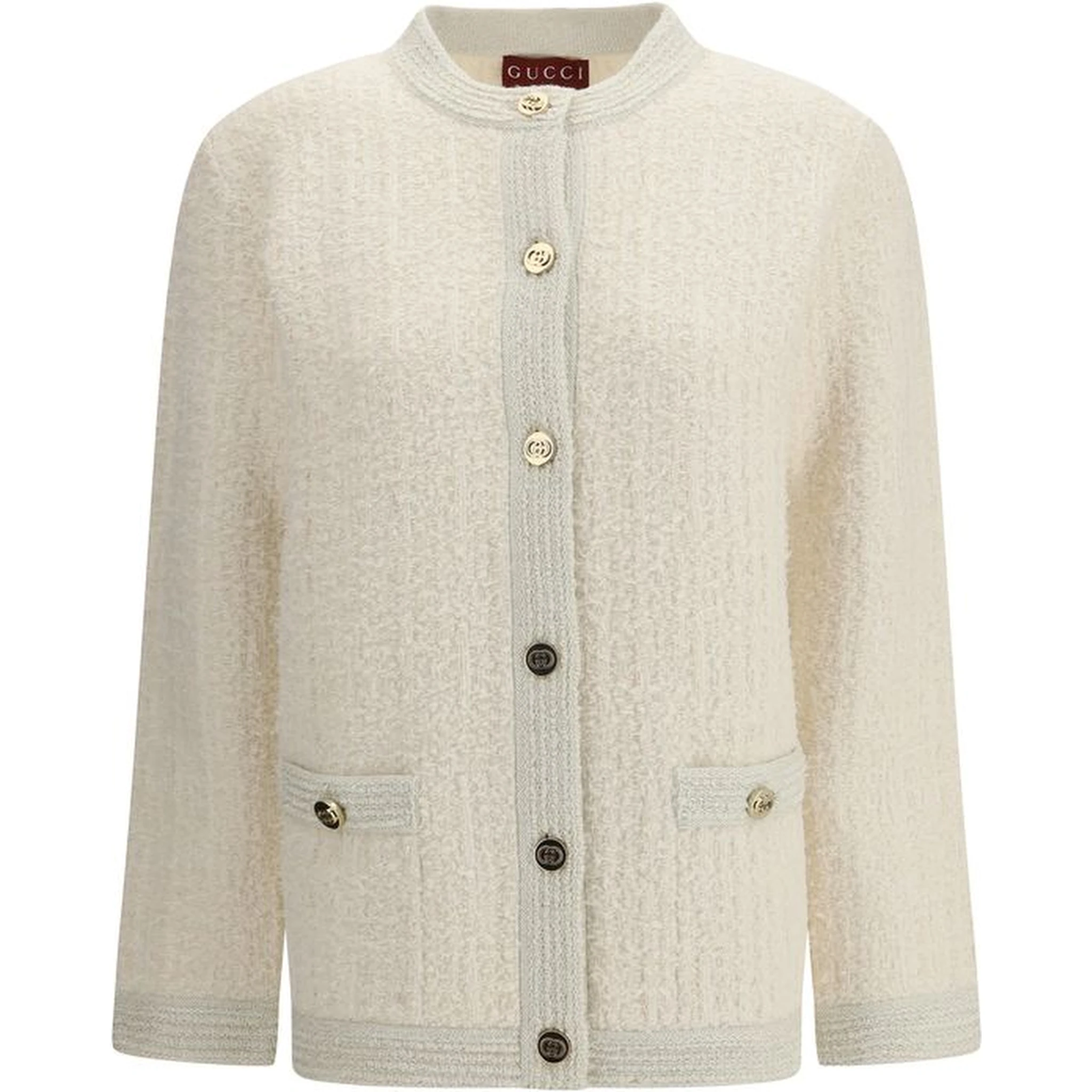 Beige Wool Cardigan
