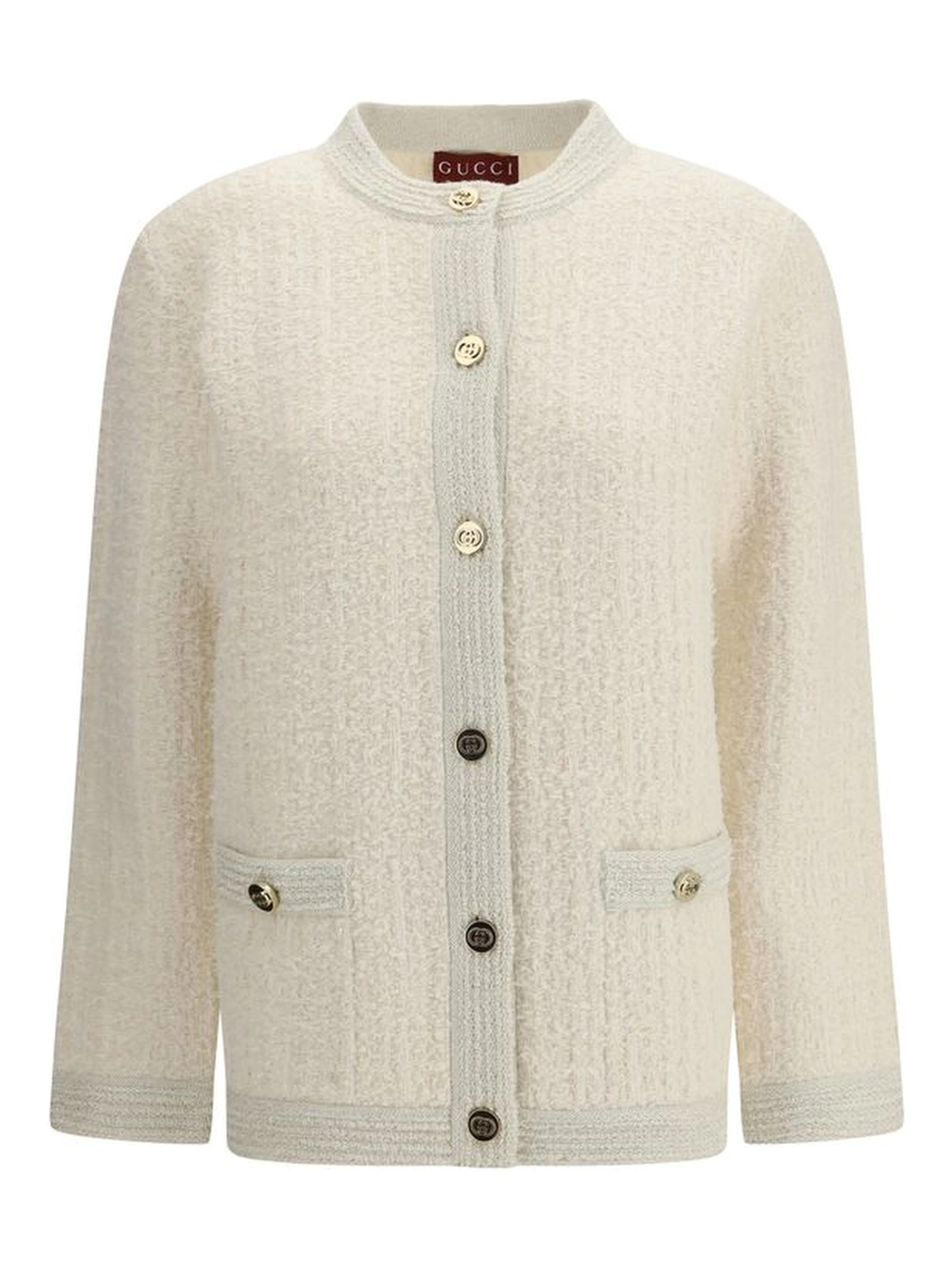 Beige Wool Cardigan
