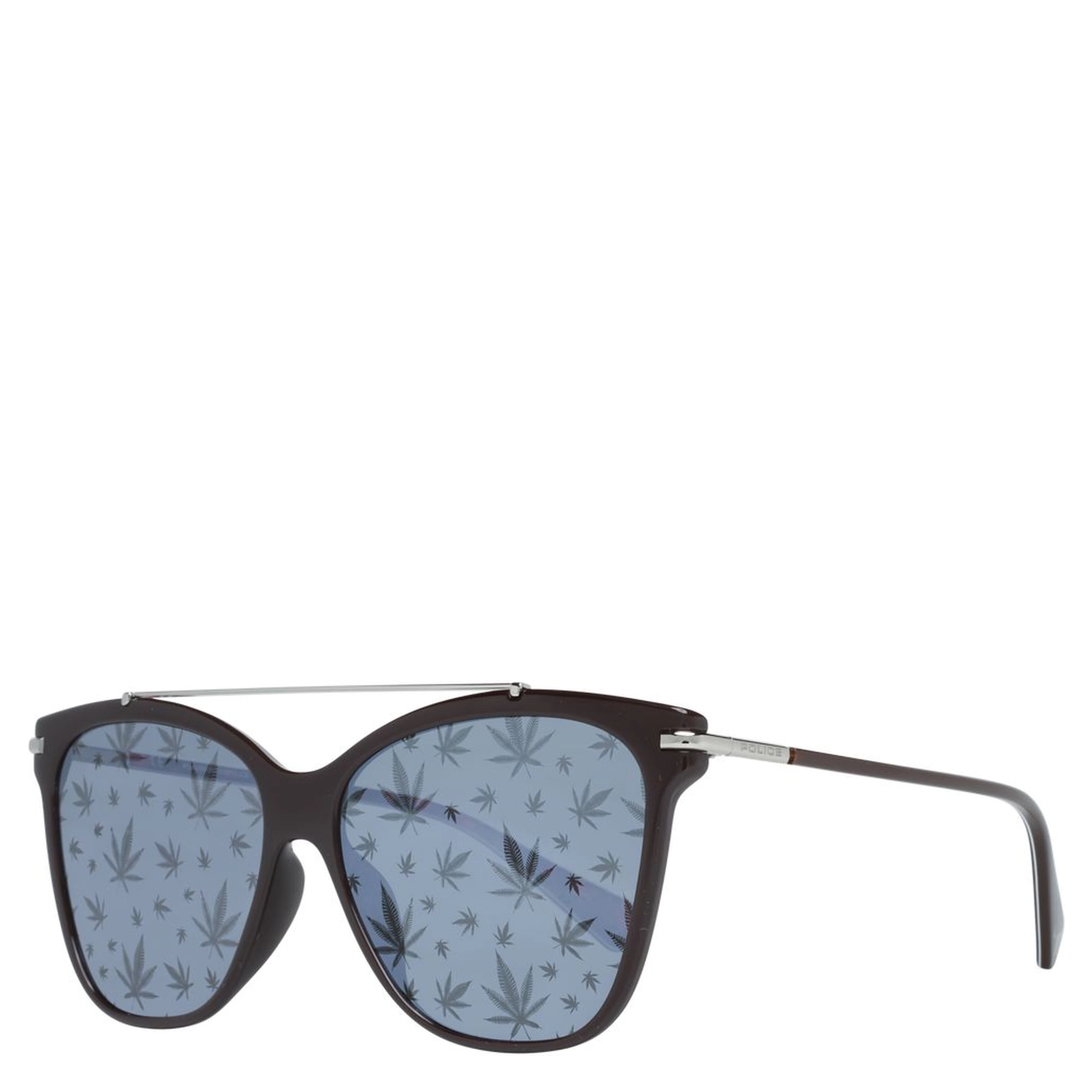 Brown Metal & Plastic Sunglasses