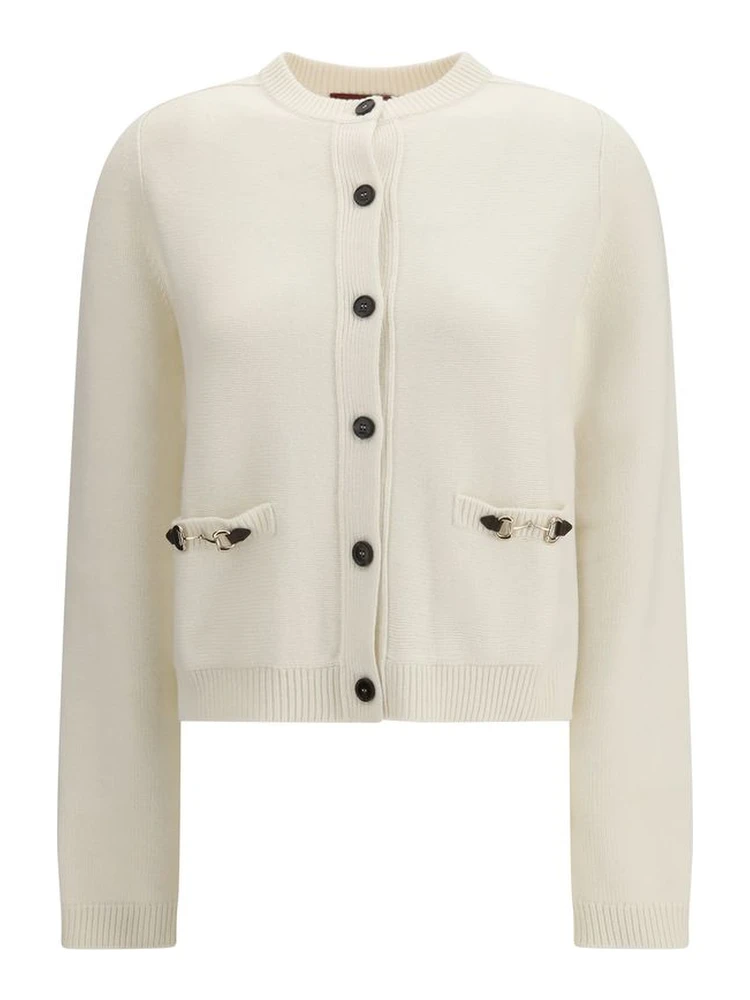 Beige Wool Cardigan