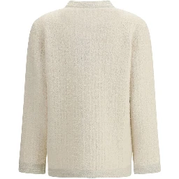 Beige Wool Cardigan