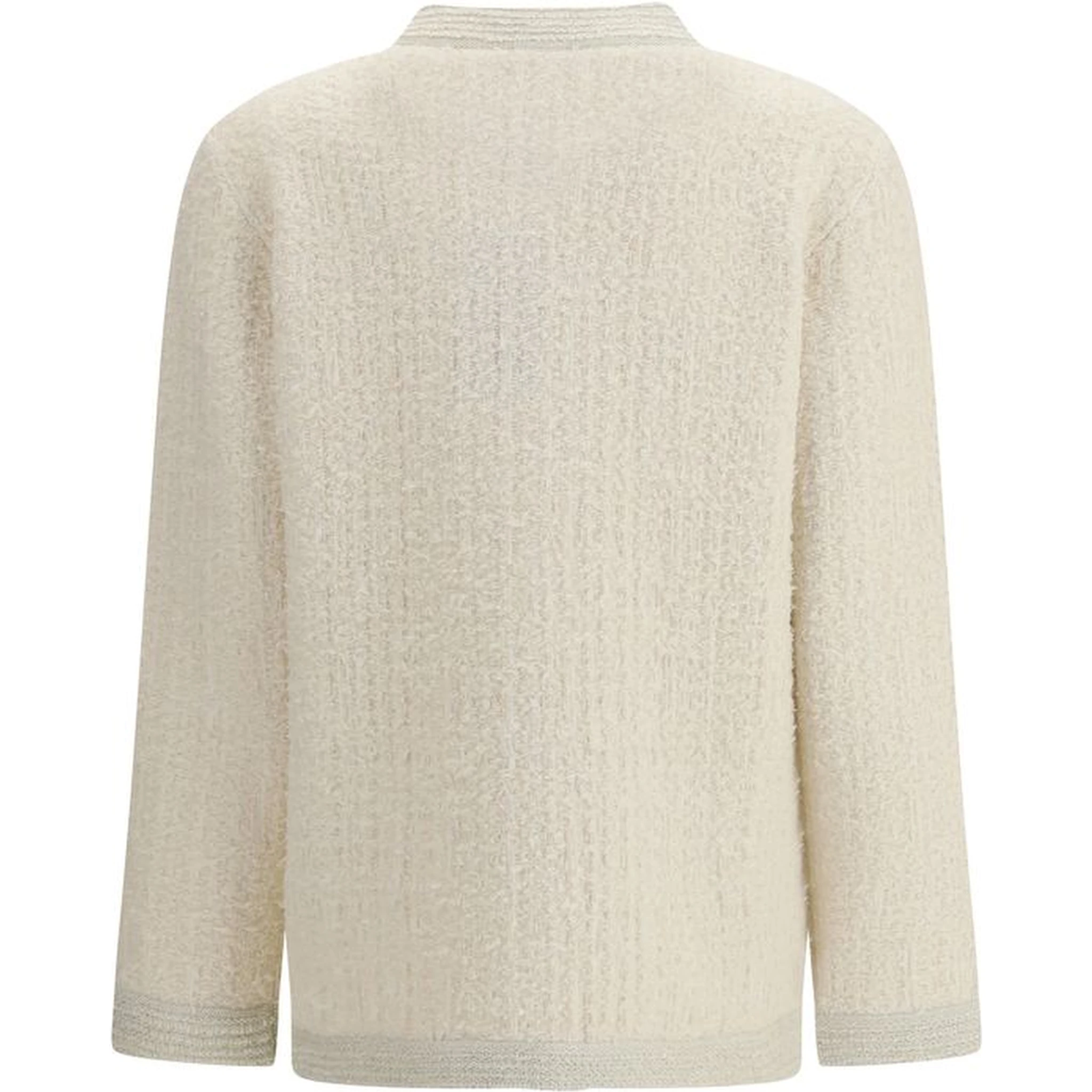 Beige Wool Cardigan