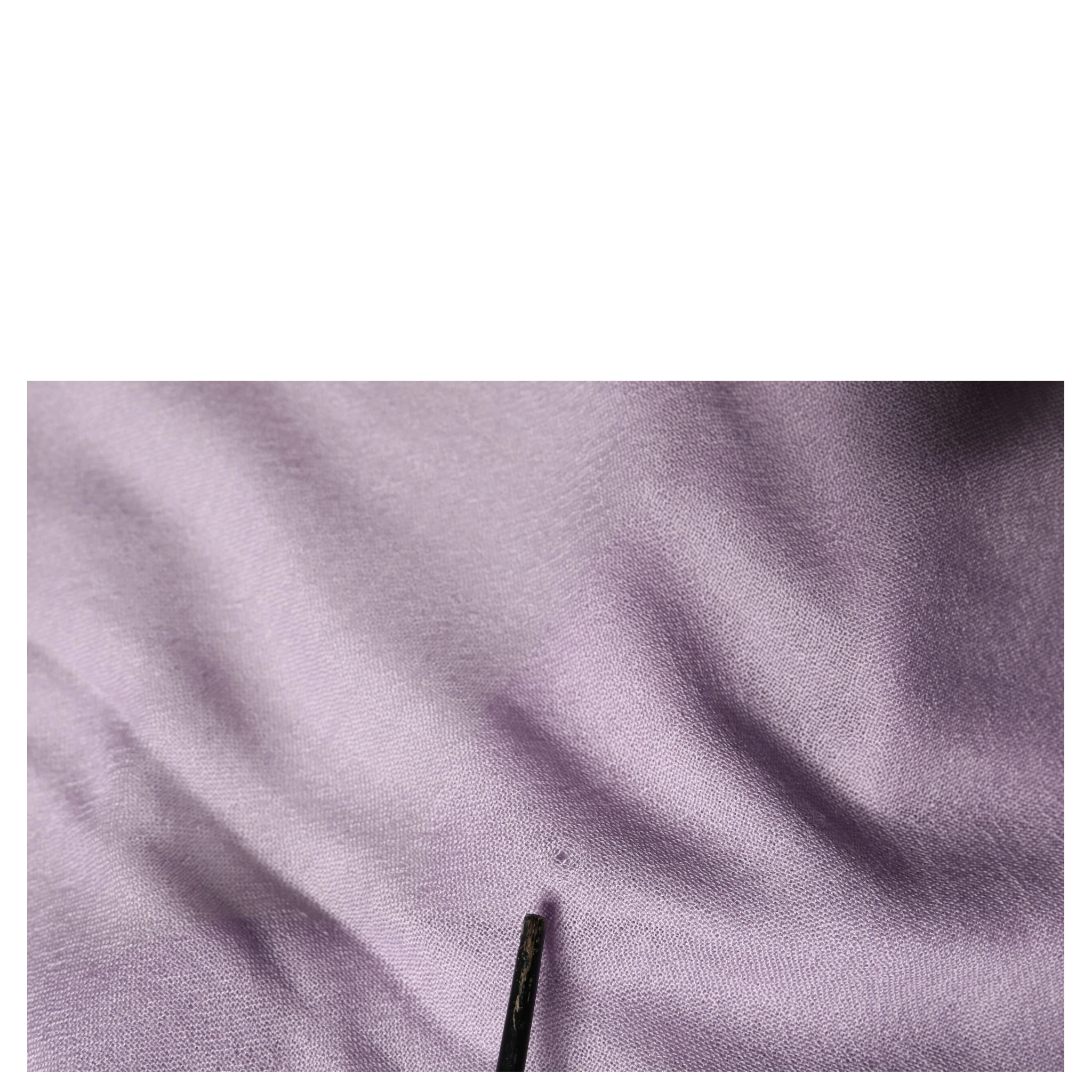 Purple Cashmere Silk Fringe Wrap 200cm x 95cm Scarf