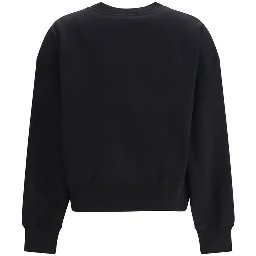 Black Cotton Sweatshirt