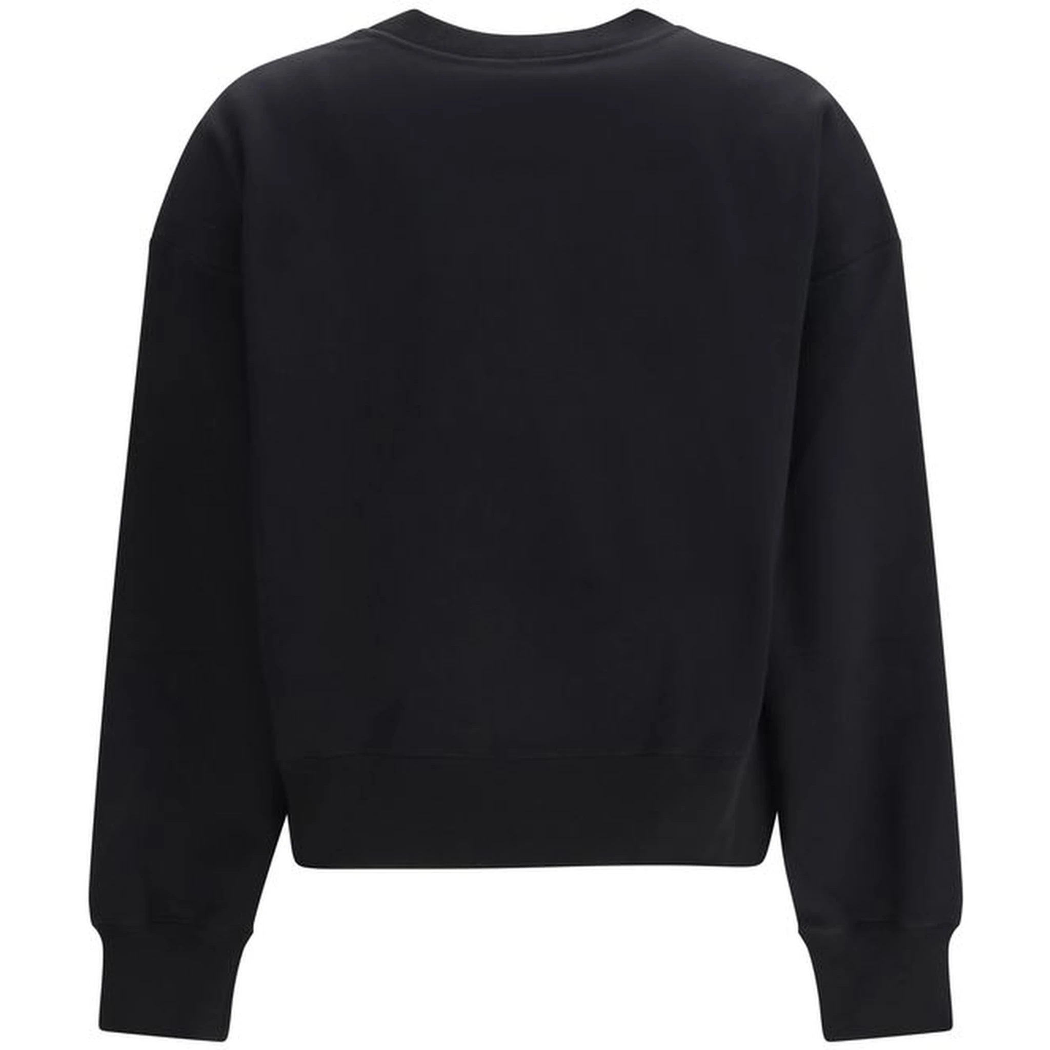 Black Cotton Sweatshirt