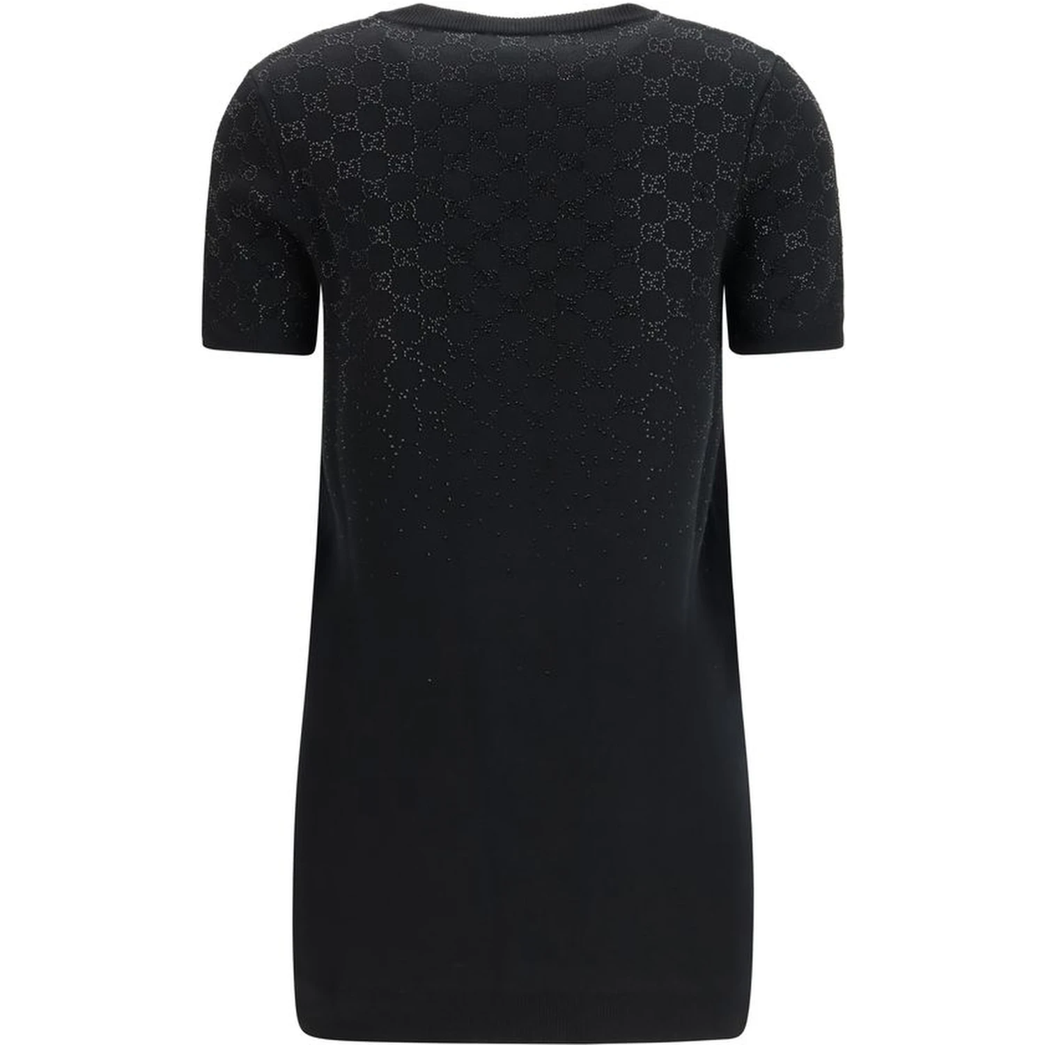 Black Wool Casual Dress