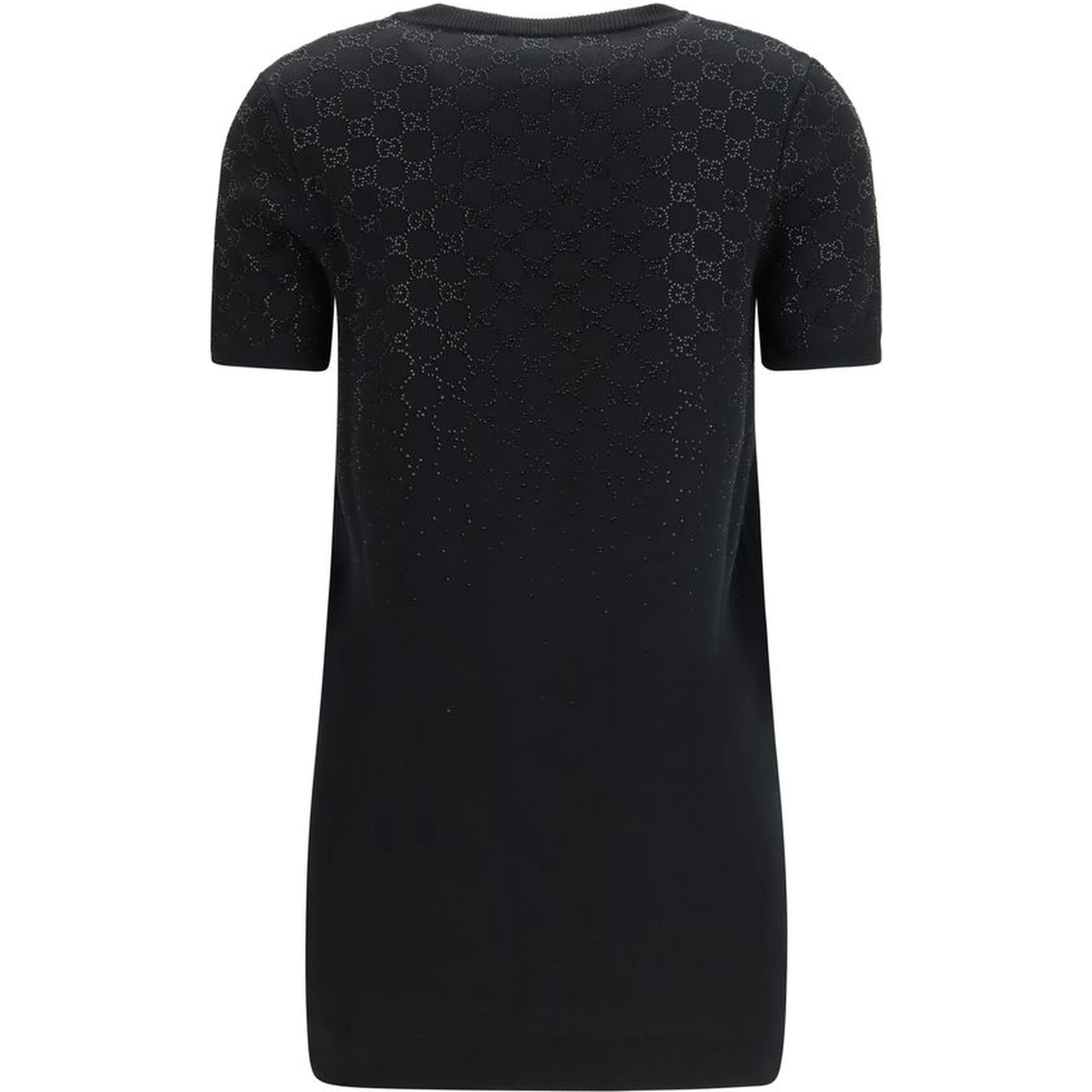 Black Wool Casual Dress