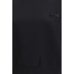 Black Cotton Sweatshirt