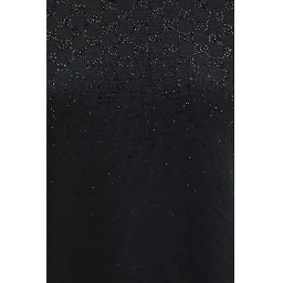 Black Wool Casual Dress