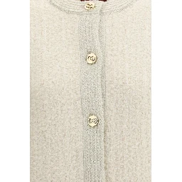 Beige Wool Cardigan