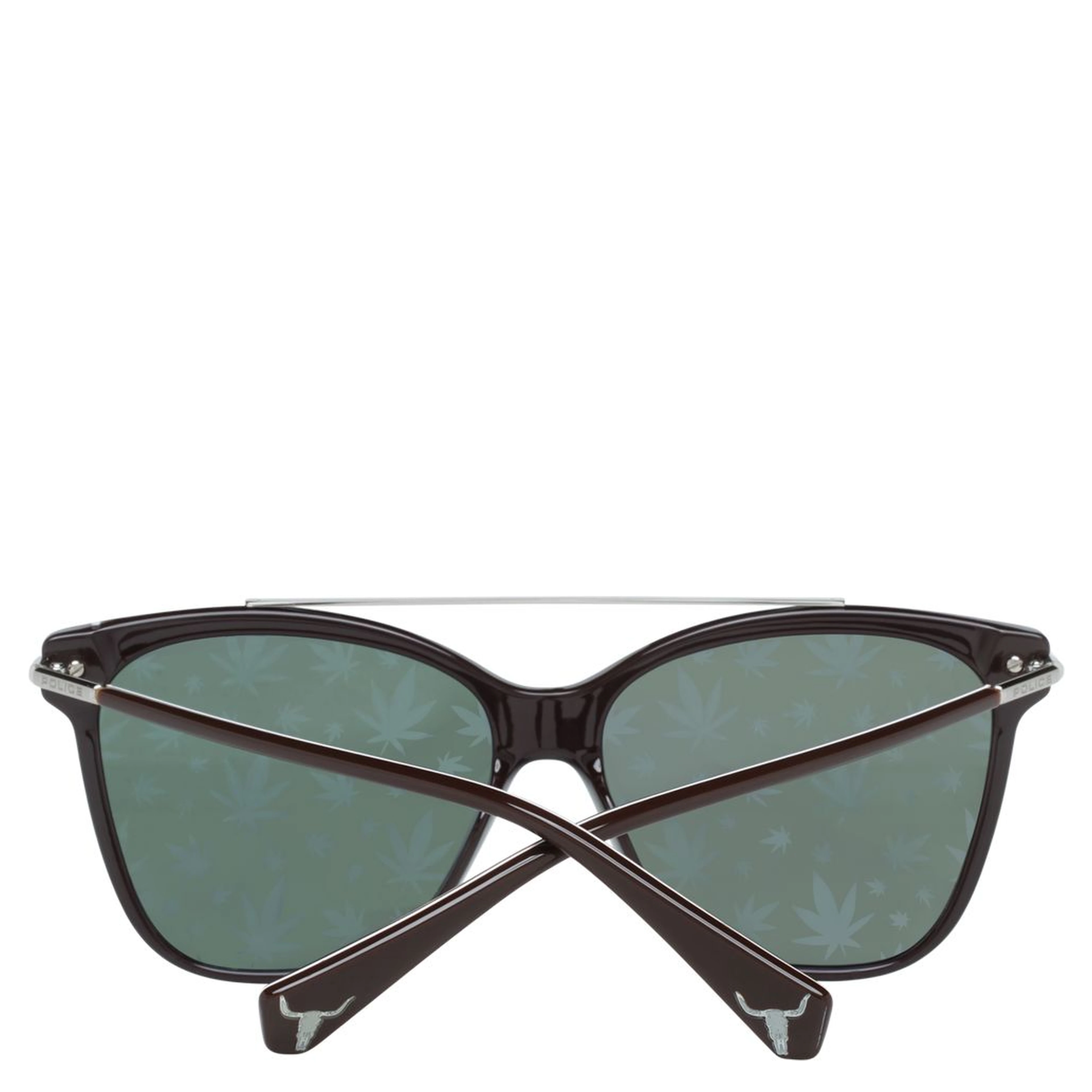Brown Metal & Plastic Sunglasses