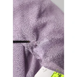 Purple Cashmere Silk Fringe Wrap 200cm x 95cm Scarf