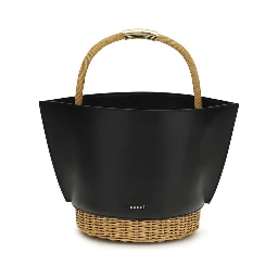 Black Calf Leather Bos Taurus Shoulder Bag