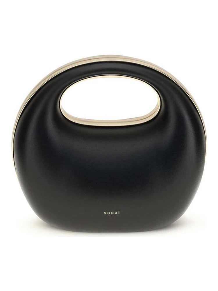 Black Calf Leather Bos Taurus Handbag