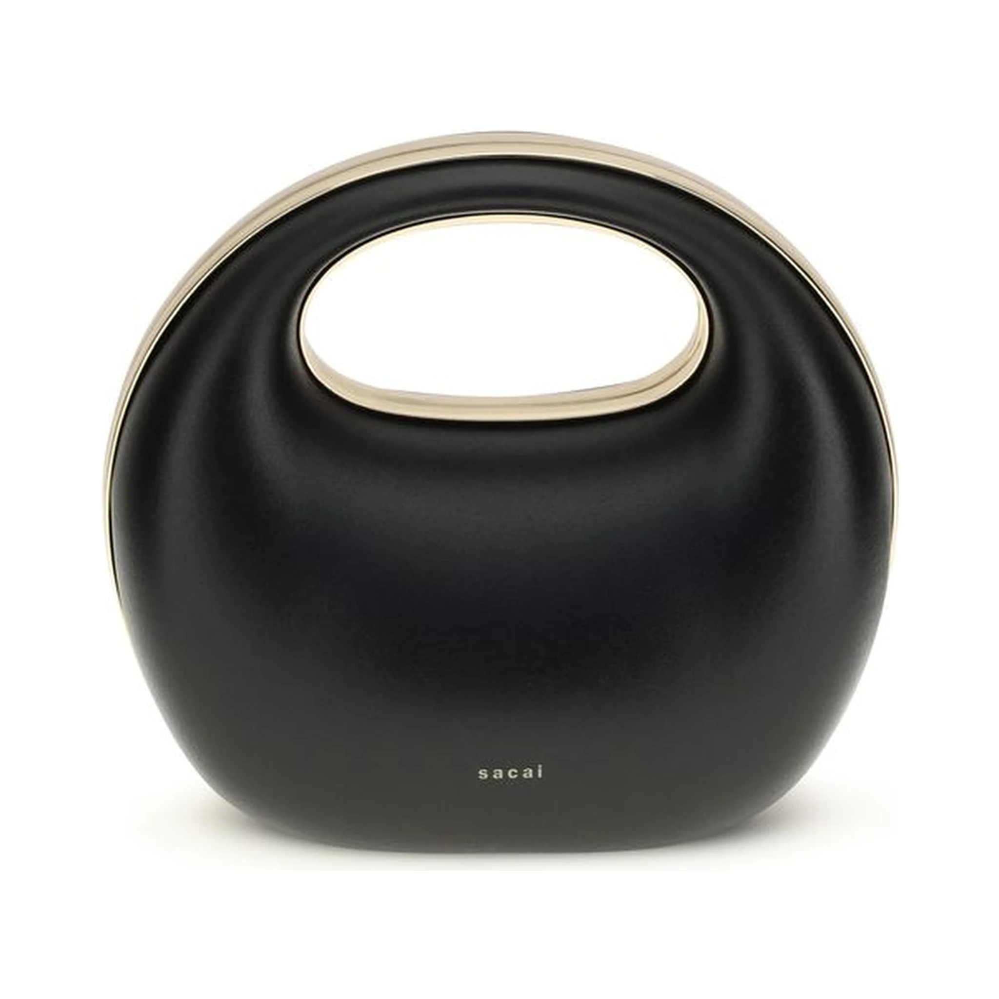 Black Calf Leather Bos Taurus Handbag