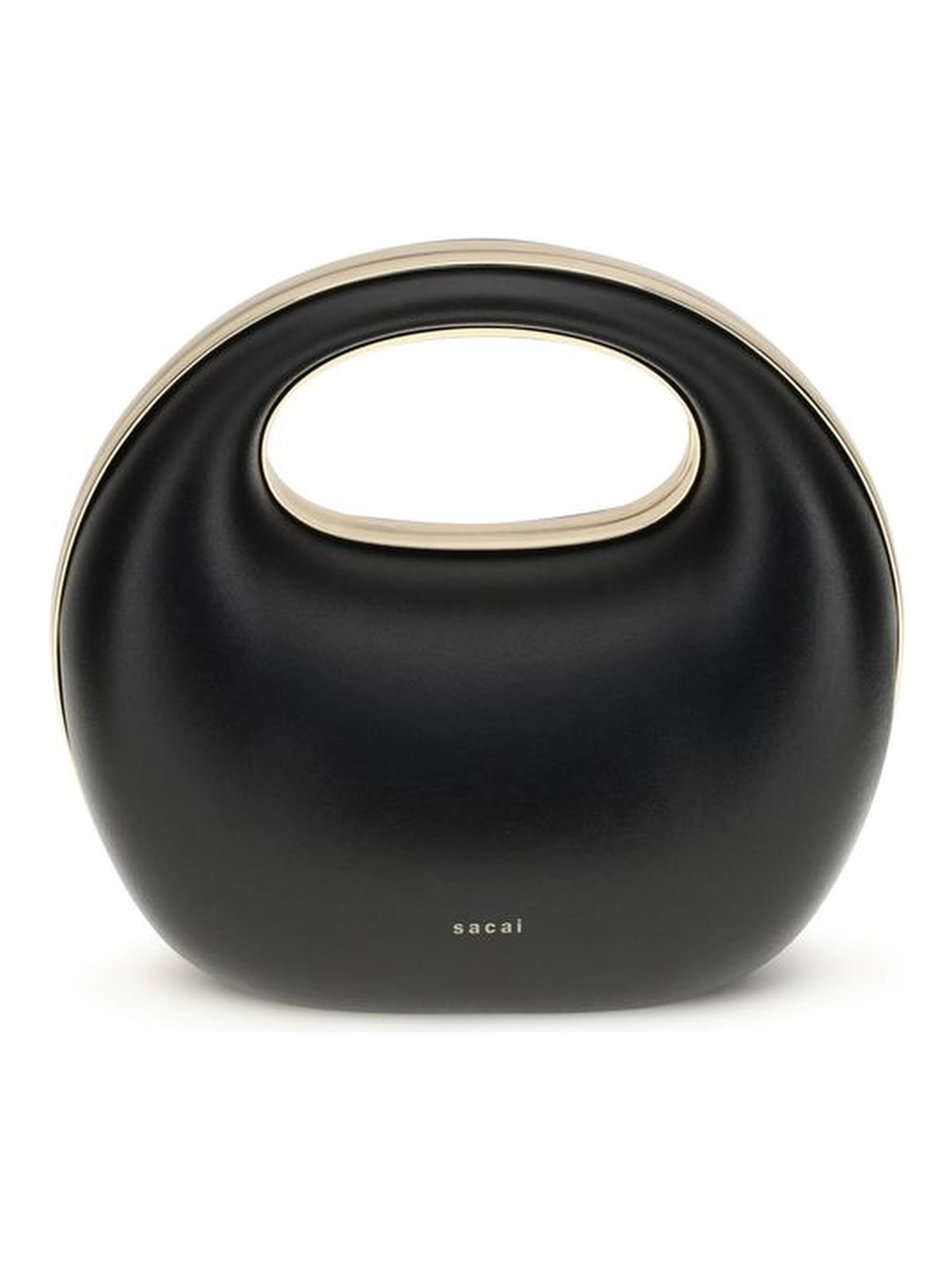 Black Calf Leather Bos Taurus Handbag
