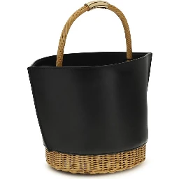 Black Calf Leather Bos Taurus Shoulder Bag