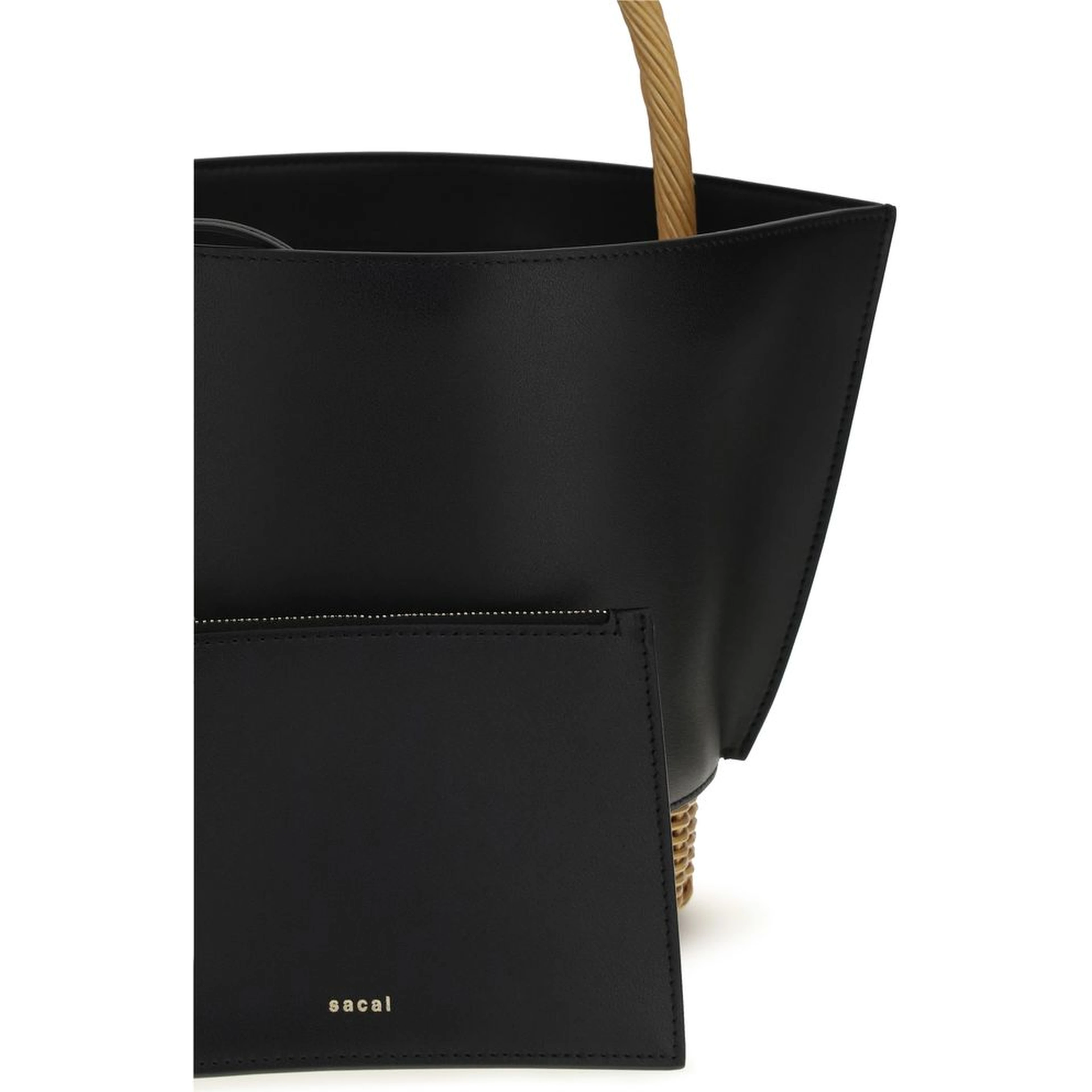 Black Calf Leather Bos Taurus Shoulder Bag