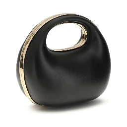 Black Calf Leather Bos Taurus Handbag