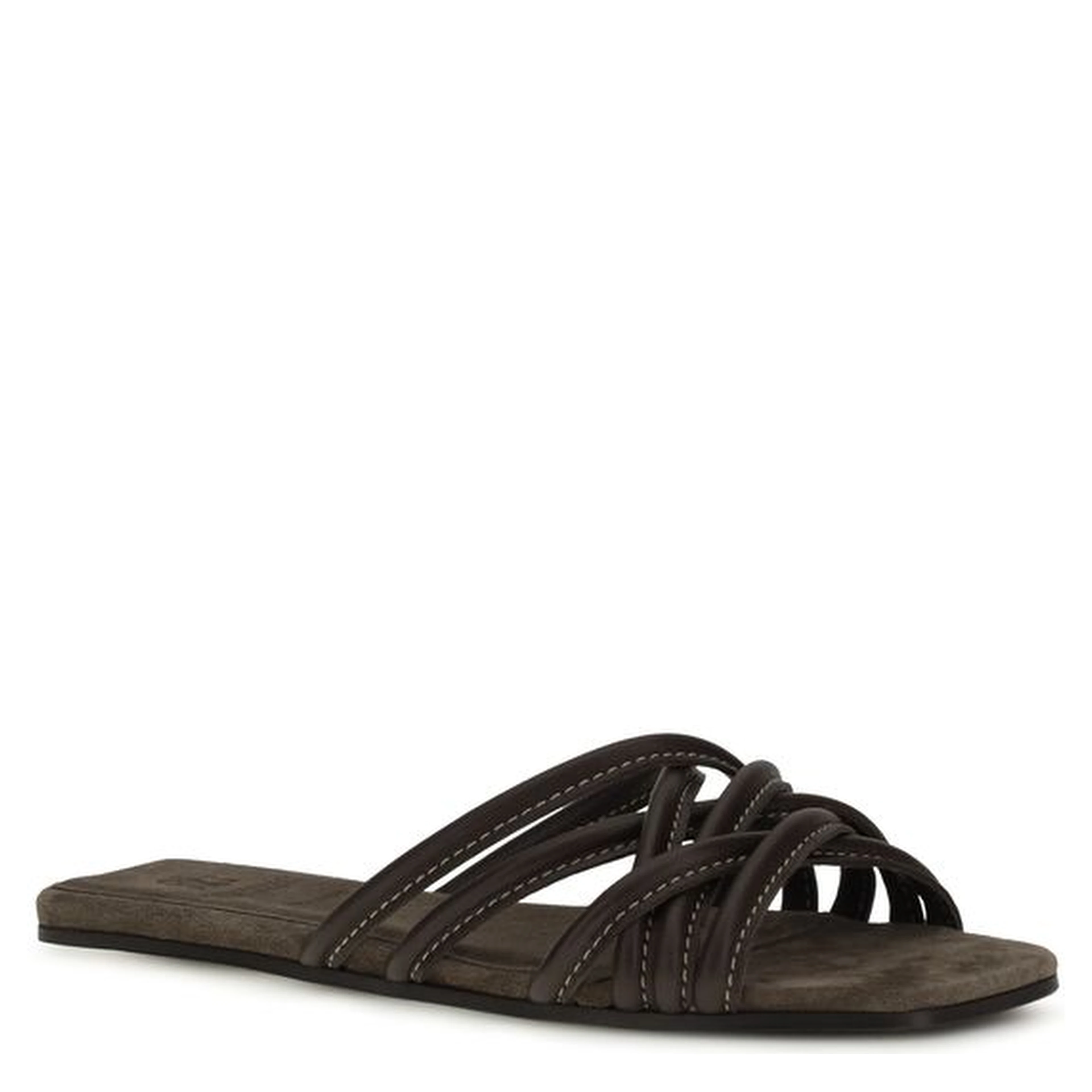 Brown Calf Leather Bos Taurus Sandals