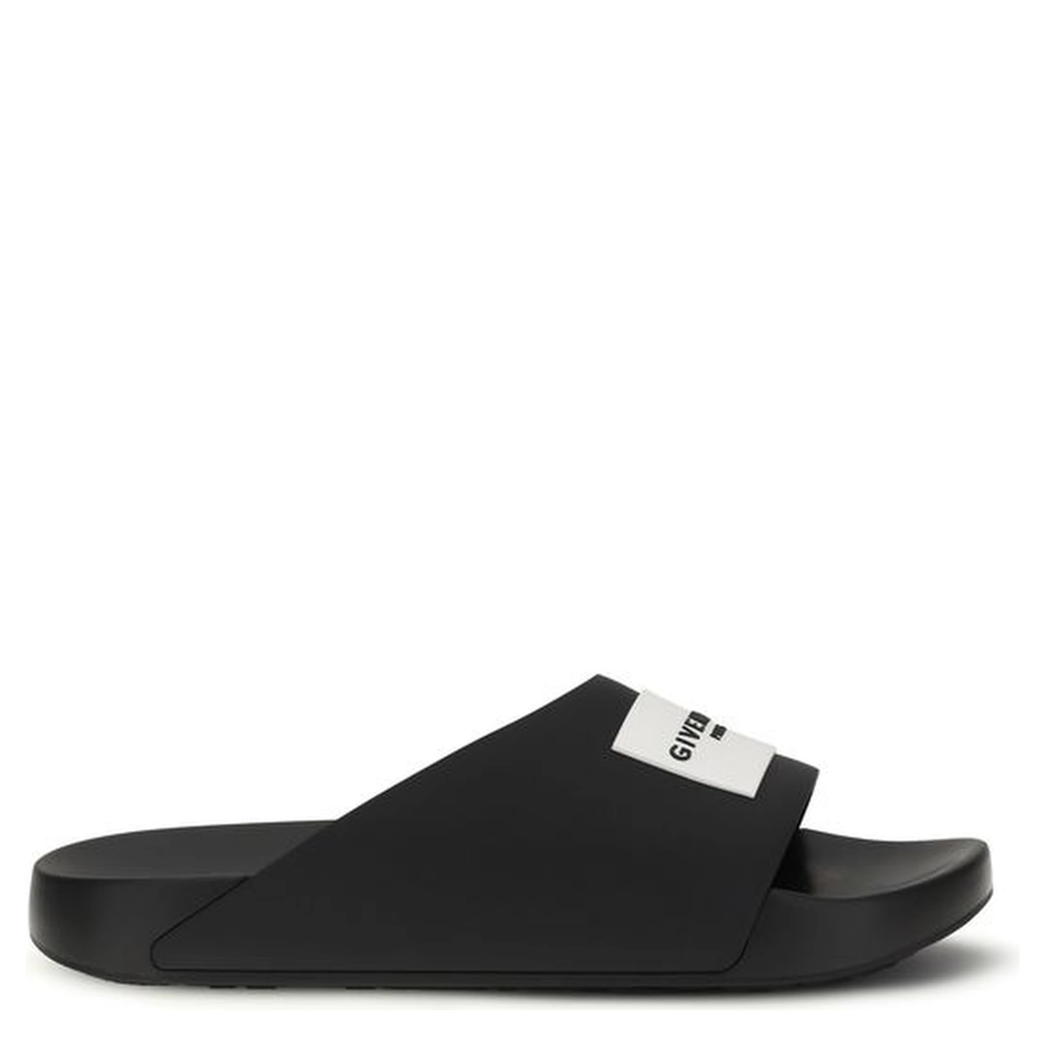 Black Rubber Slippers