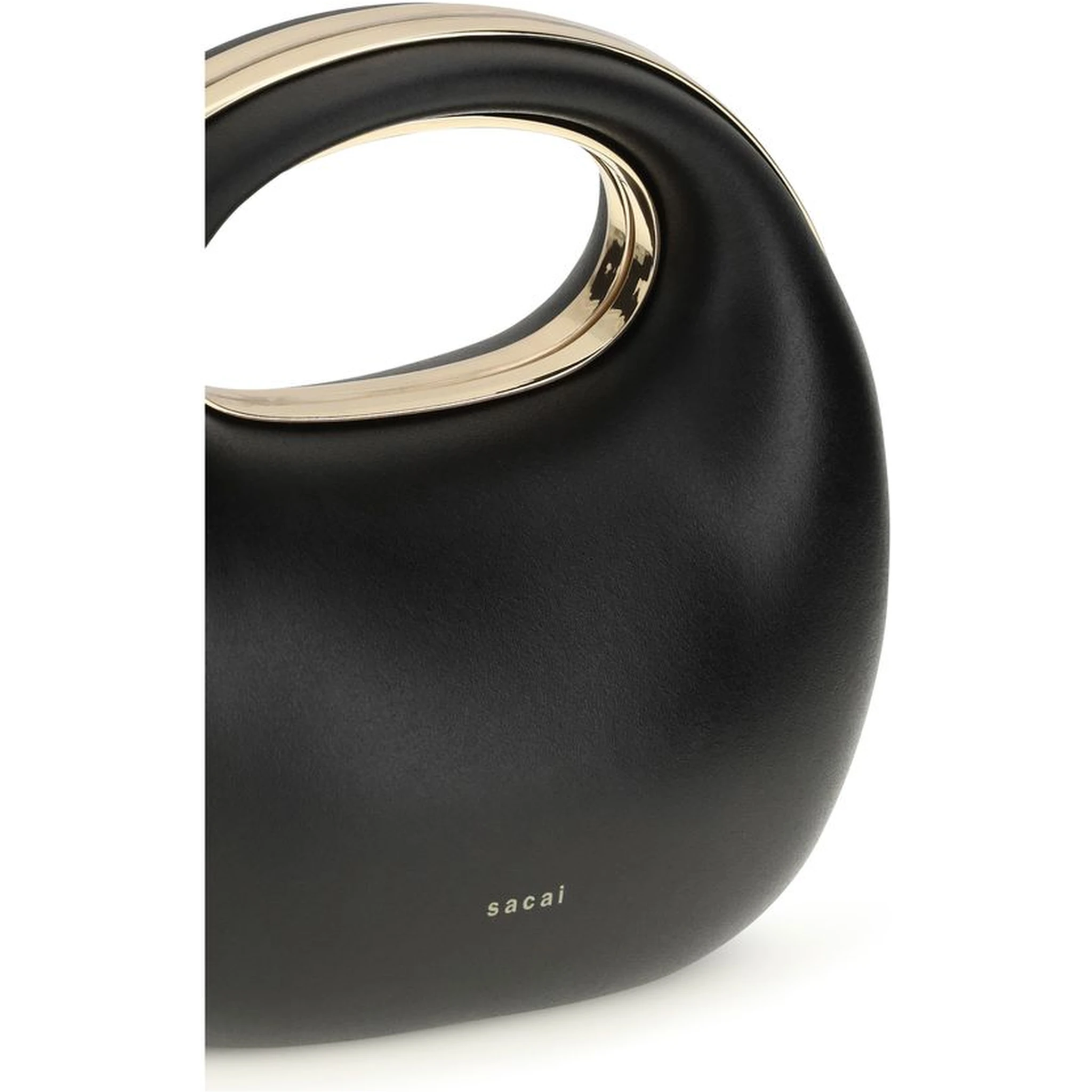 Black Calf Leather Bos Taurus Handbag