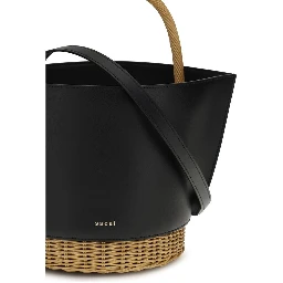 Black Calf Leather Bos Taurus Shoulder Bag