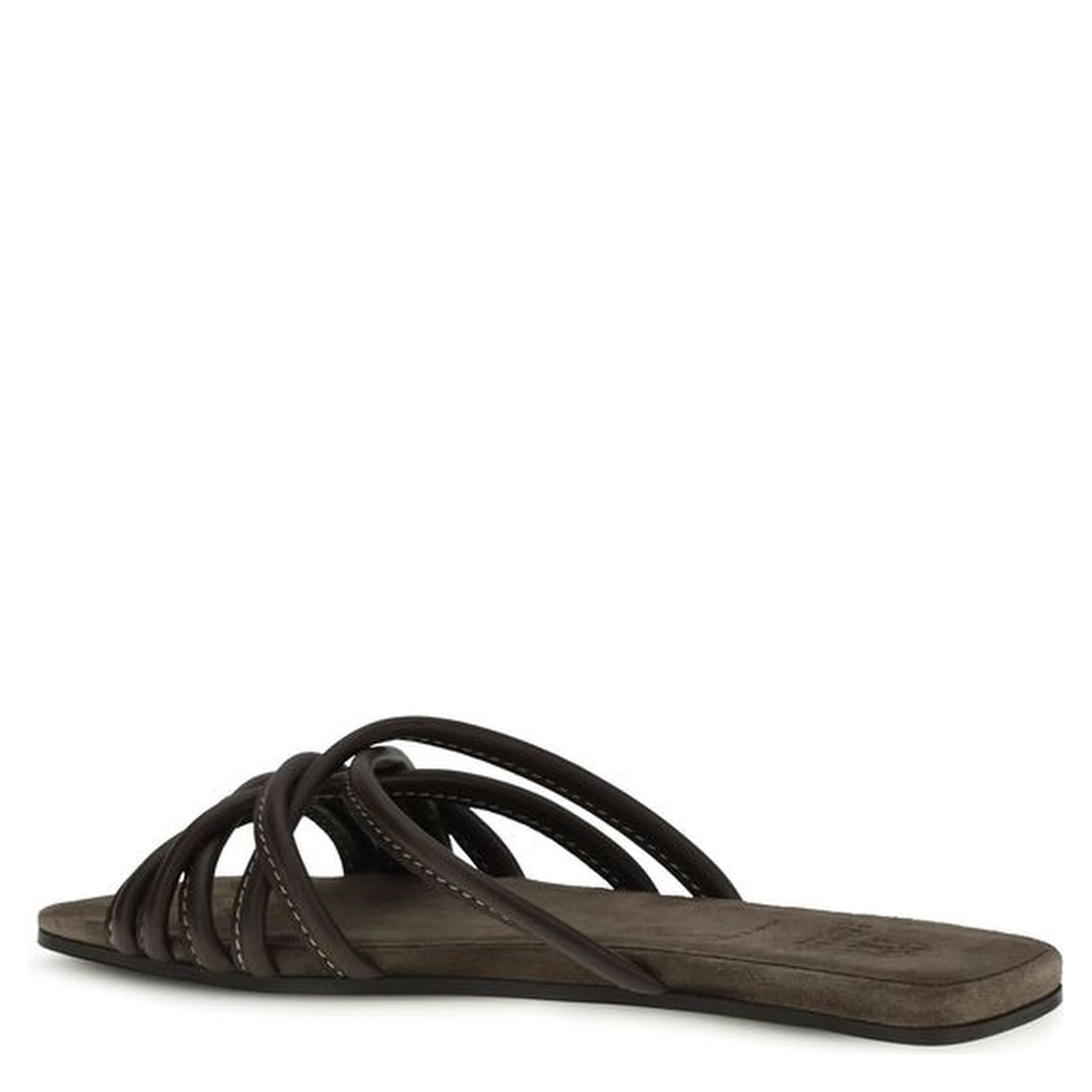 Brown Calf Leather Bos Taurus Sandals