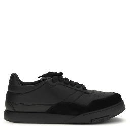 Black Calf Leather Bos Taurus Low Top Sneakers