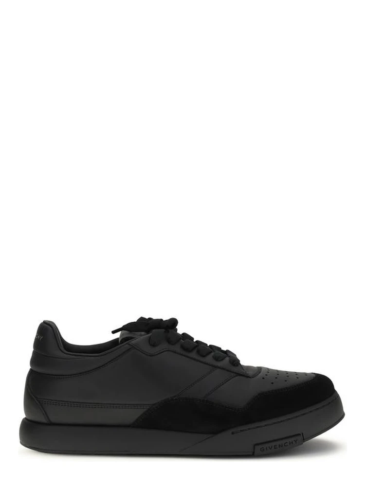 Black Calf Leather Bos Taurus Low Top Sneakers