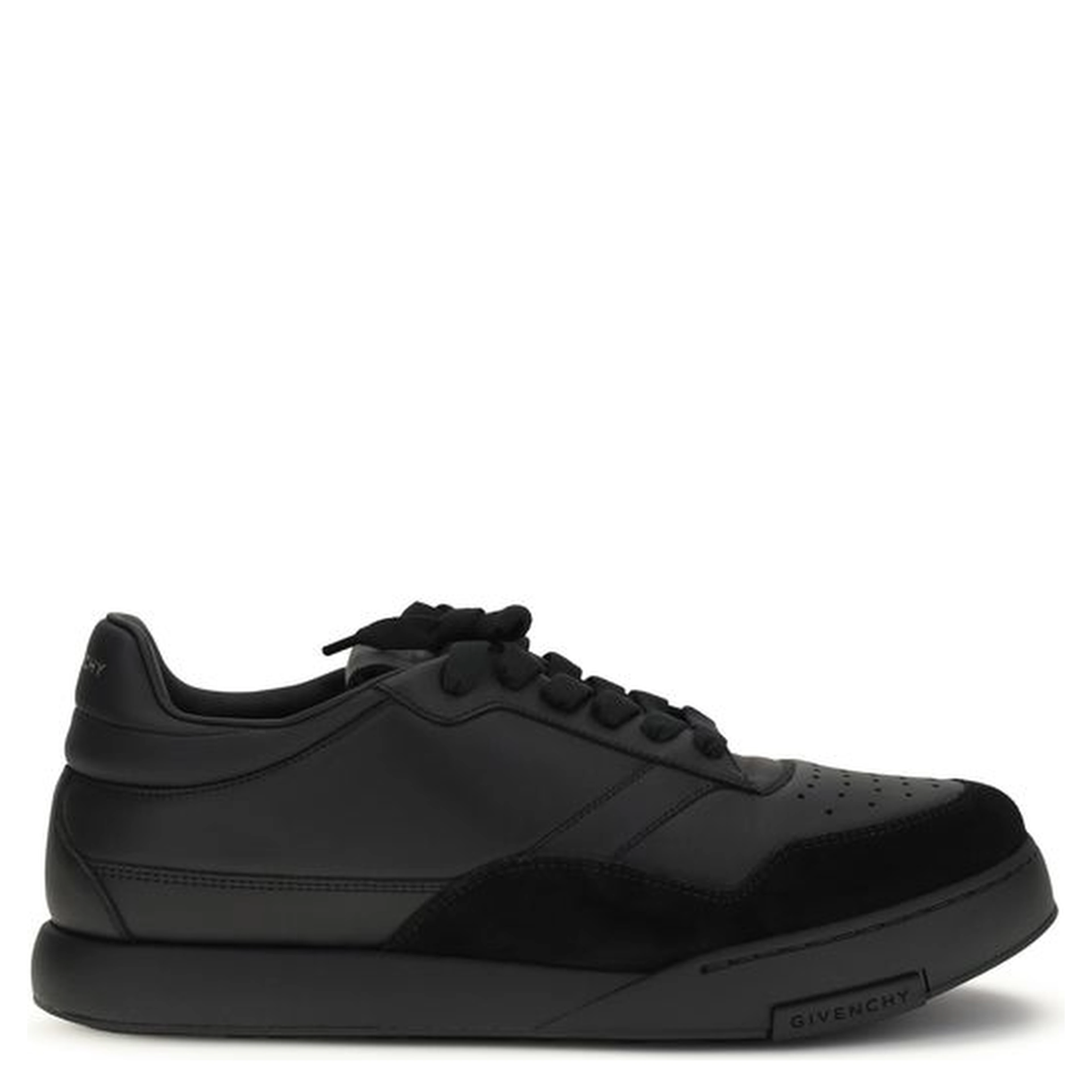 Black Calf Leather Bos Taurus Low Top Sneakers