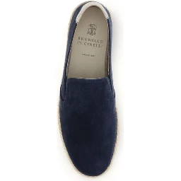Blue Calf Leather Bos Taurus Espadrilles