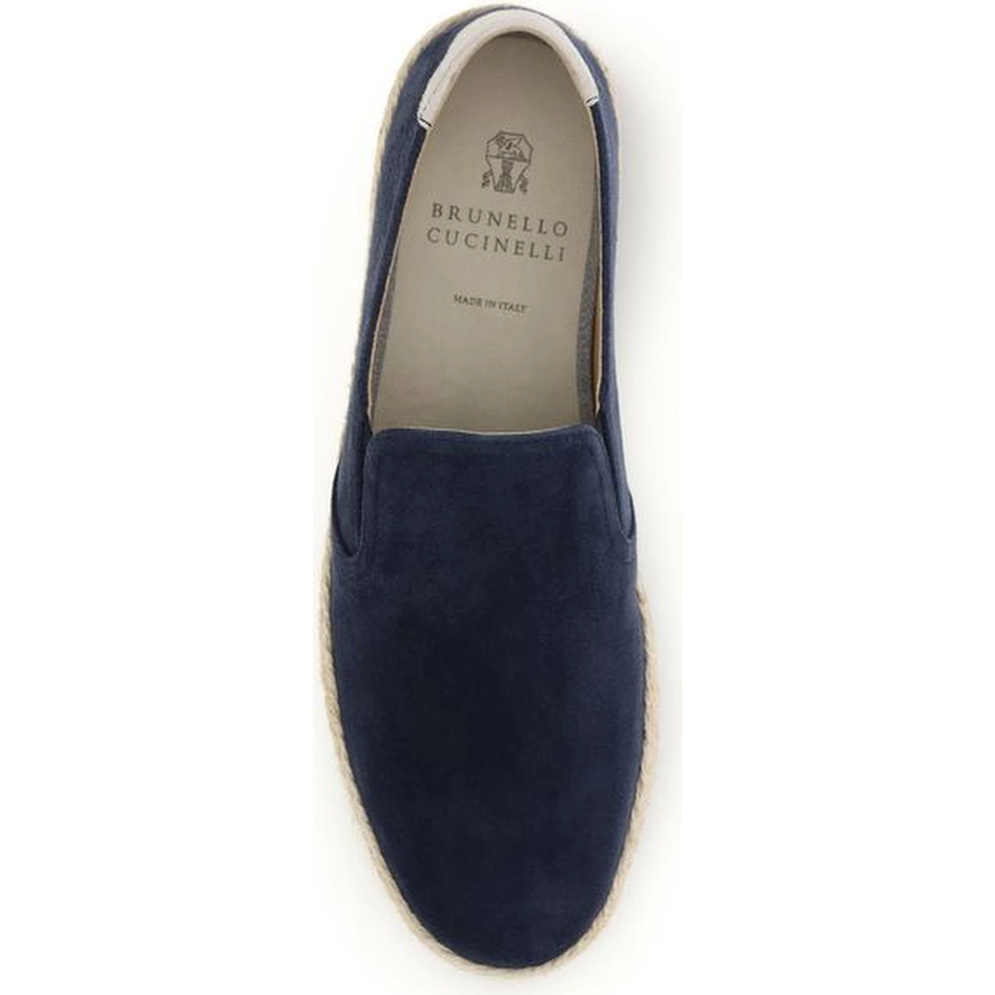 Blue Calf Leather Bos Taurus Espadrilles