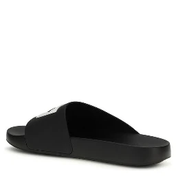 Black Rubber Slippers