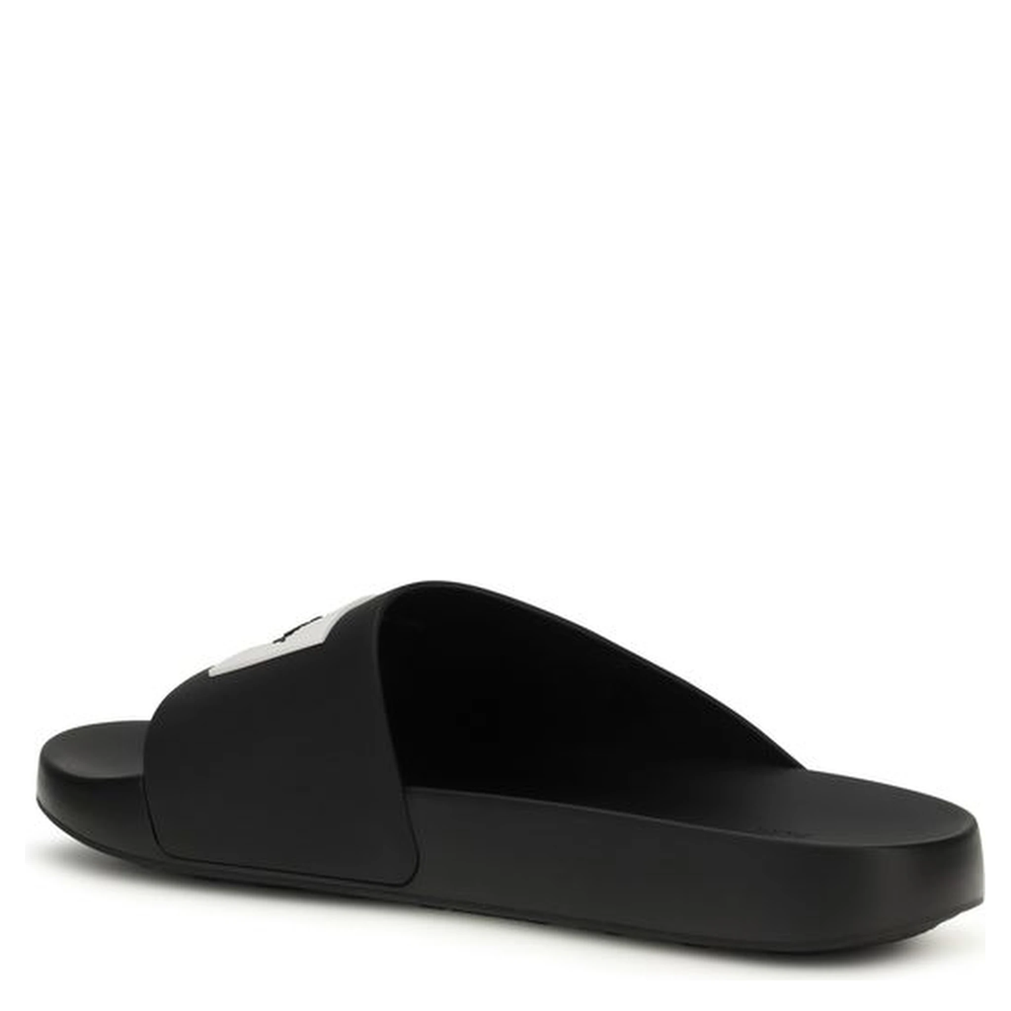 Black Rubber Slippers